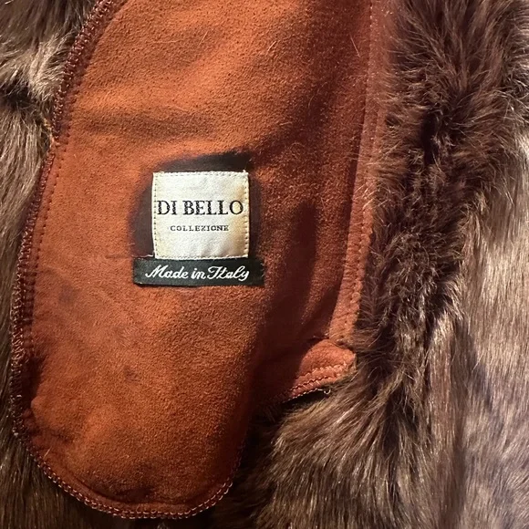 Di Bello Collection Shearling Long Coat - Picture 9 of 14